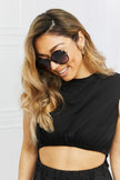 Metal-Plastic Hybrid Full Rim Sunglasses  Style Ratio