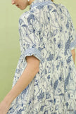 Umgee Floral Tiered Midi Dress with Ruffle Trim  Style Ratio