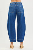 RISEN Mid Rise Crop Barrel Jeans  Style Ratio