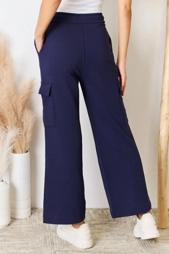 RISEN Drawstring Relaxed Cargo Wide Leg Pants  Style Ratio