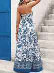 Floral Print Strapless Maxi Dress  Style Ratio