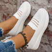 Mesh Round Toe Platform Slip-Ons  Style Ratio