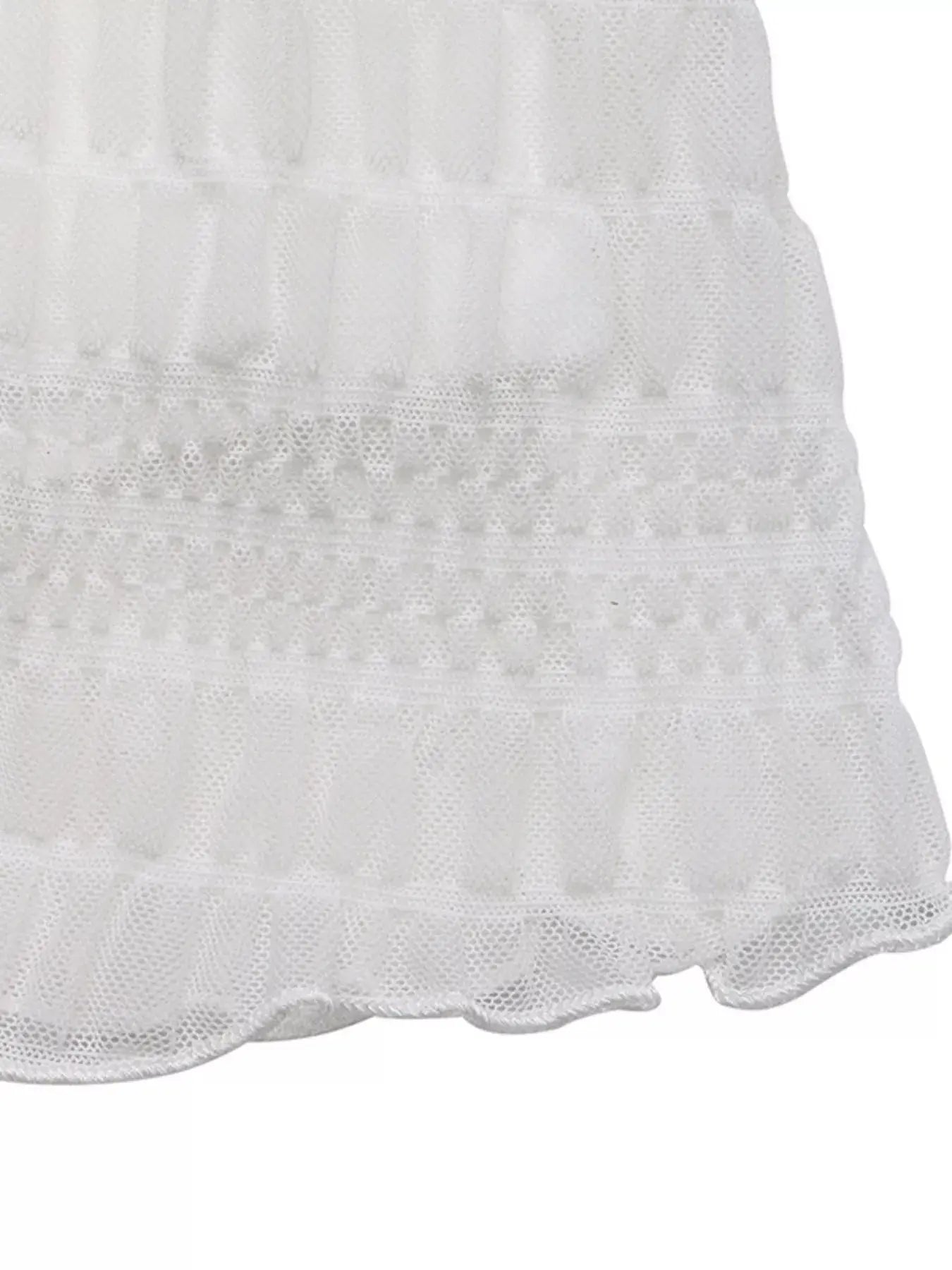 Smocked Deep V-Neck Sleeveless Dress  Style Ratio