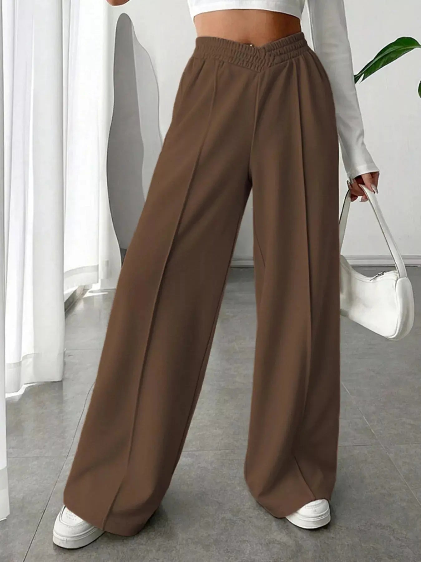 Wide Leg High Waist Pants  Style Ratio