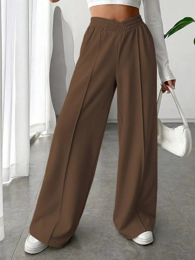 Wide Leg High Waist Pants  Style Ratio