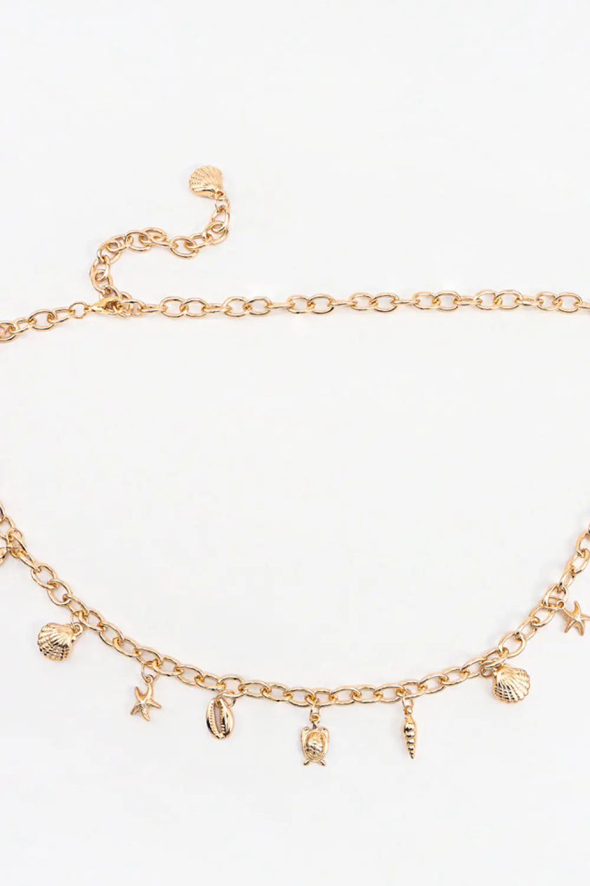 Ocean Element Charm Chain Belt  Style Ratio