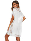 Bohemian Crochet Trim Beach Cover Up  Style Ratio