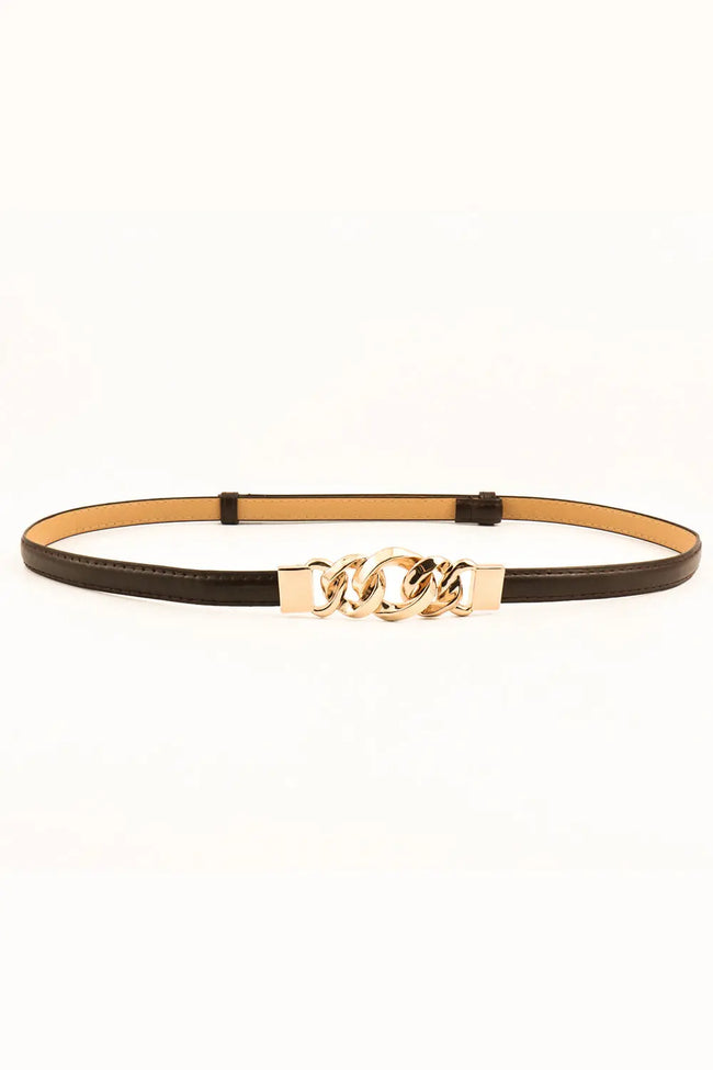 PU Skinny Belt  Style Ratio