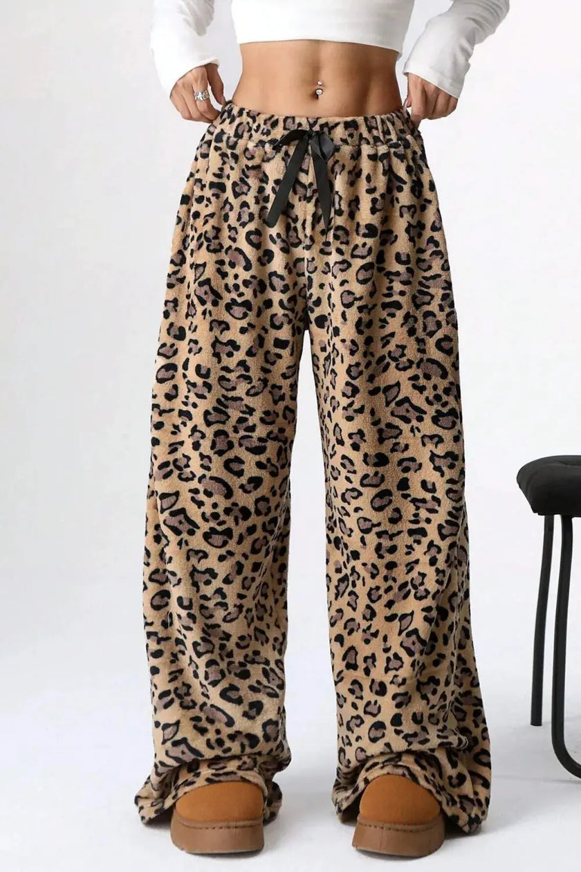 Leopard Wide Leg Pants  Style Ratio