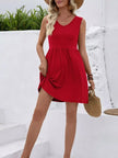 V-Neck Sleeveless Mini Dress  Style Ratio