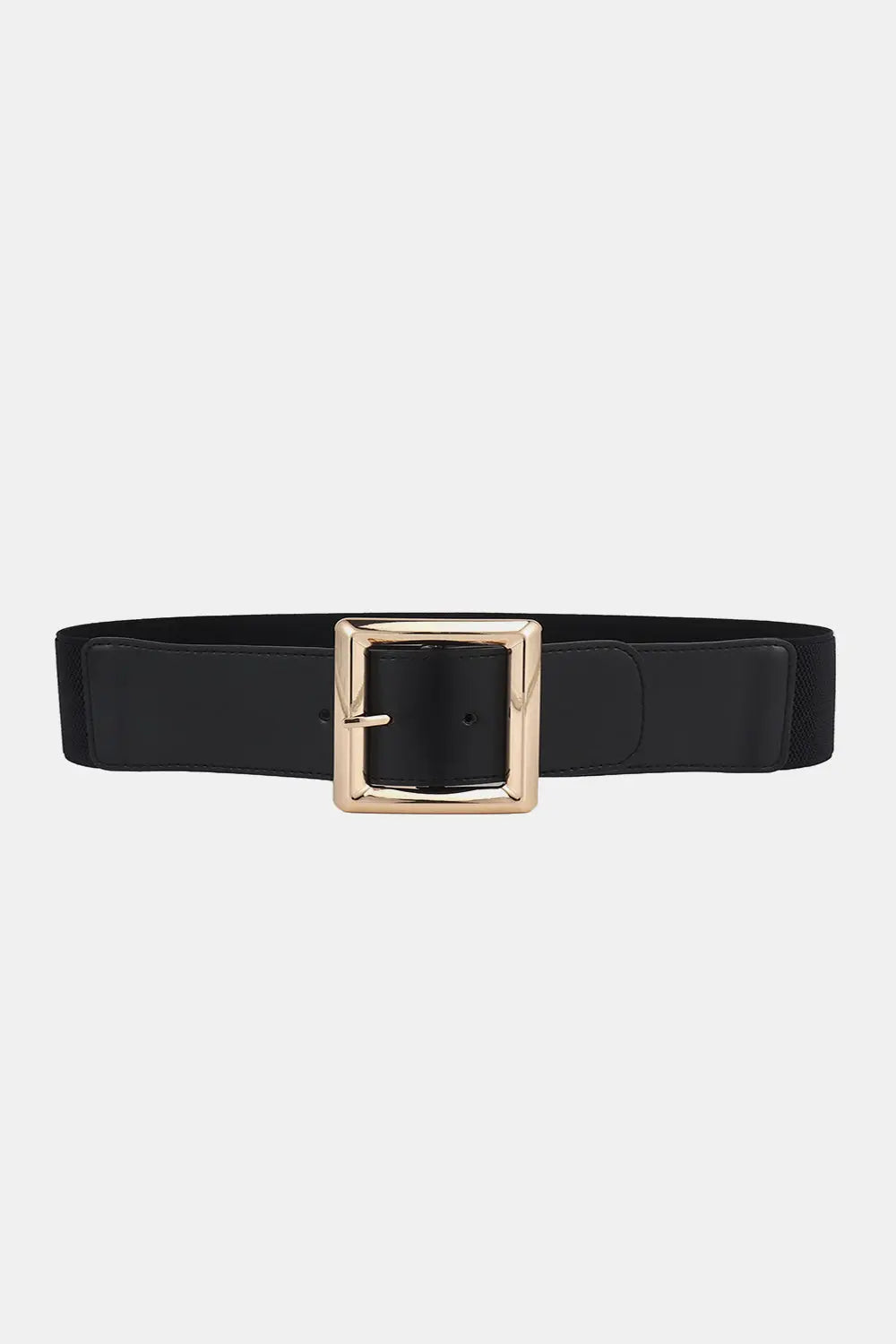 Rectangle Buckle Elastic Wide Belt  Style Ratio