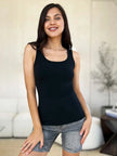 Basic Bae Full Size Square Neck Wide Strap Tank  Style Ratio