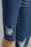 Umgee Distressed Skinny Jeans with Pockets  Style Ratio