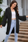 Open Front Longline Cardigan  Style Ratio