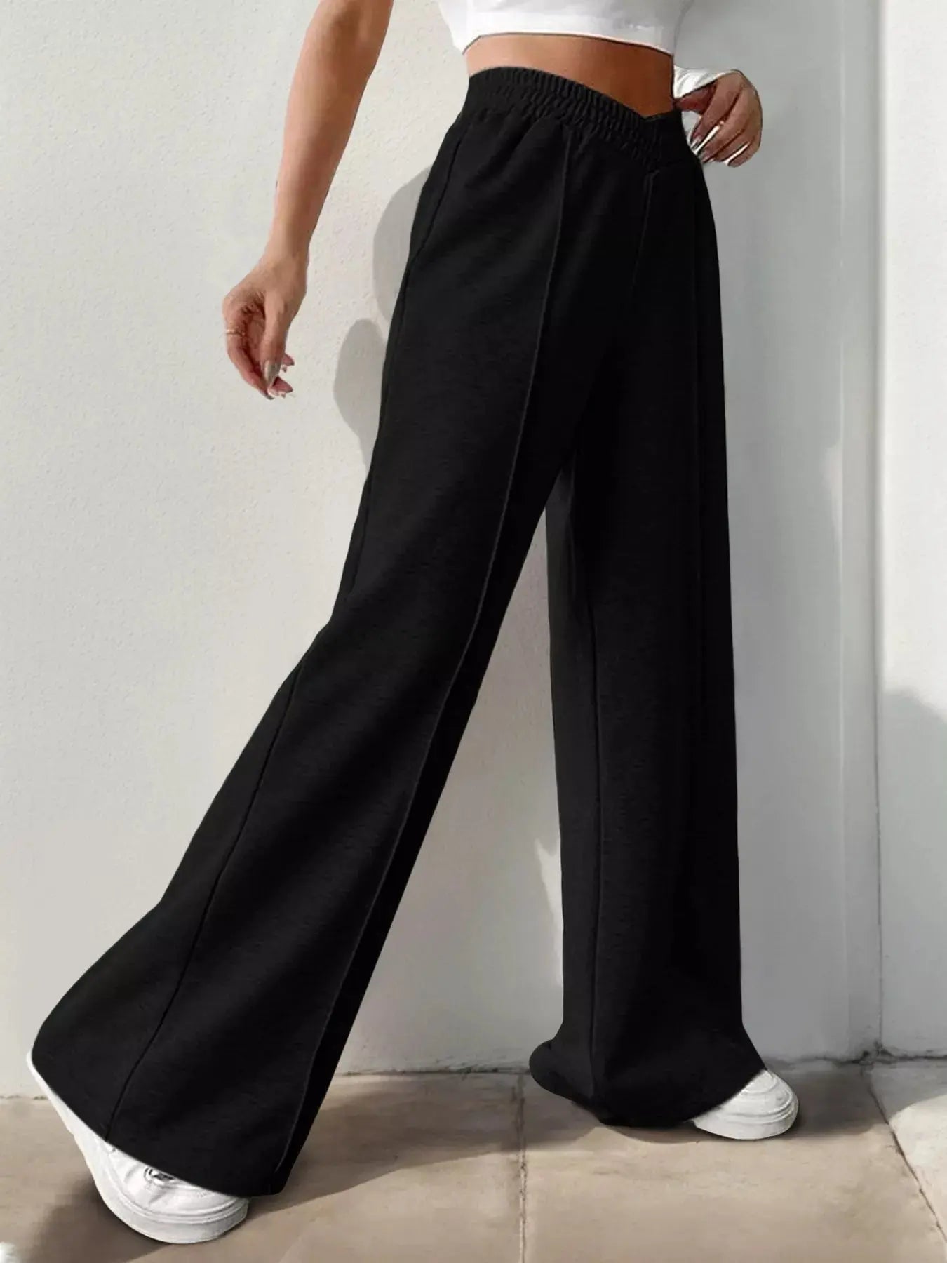 Wide Leg High Waist Pants  Style Ratio
