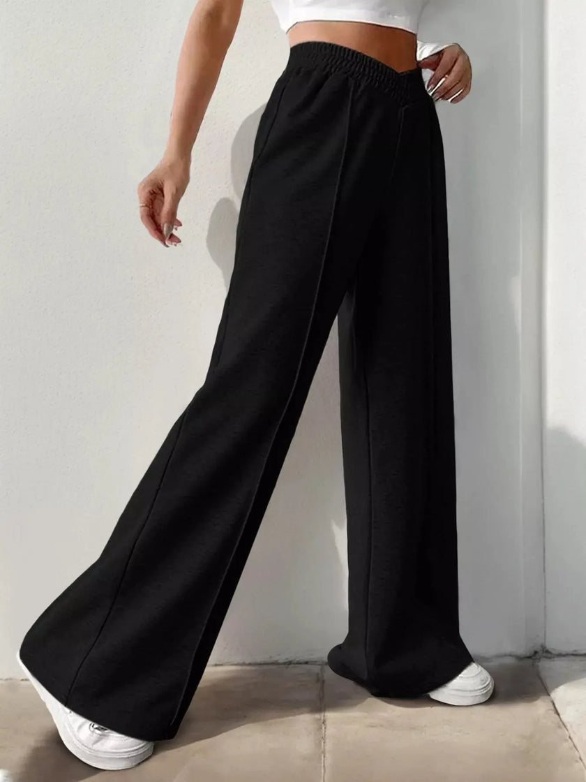 Wide Leg High Waist Pants  Style Ratio