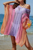 Rainbow Gradient Crochet Cover-Up  Style Ratio