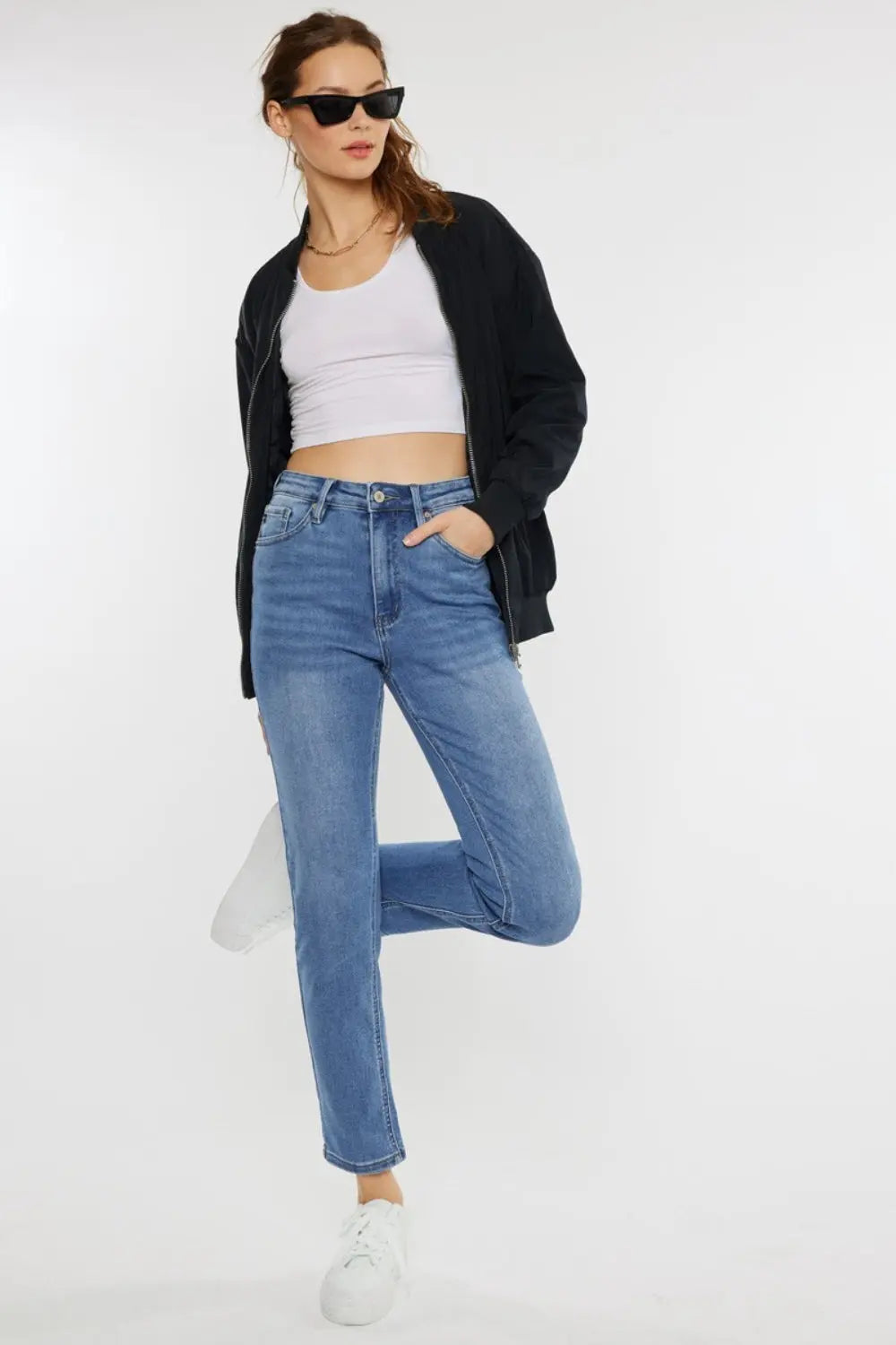 Kancan Full Size High Waist Jeans  Style Ratio