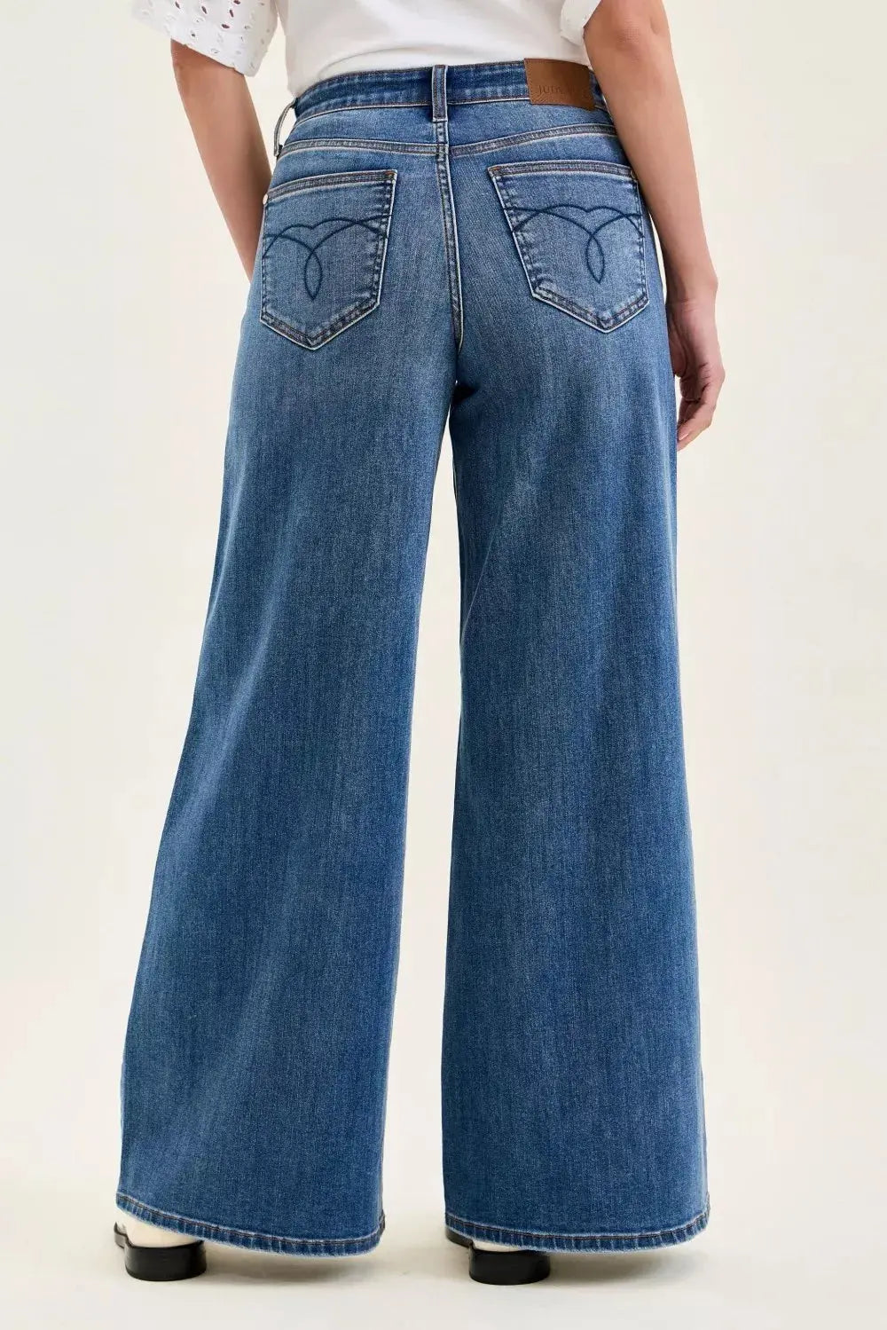 Judy Blue High Waist Palazzo Jeans  Style Ratio