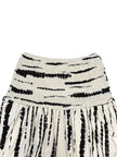 Smocked Asymmetrical Hem Skirt  Style Ratio