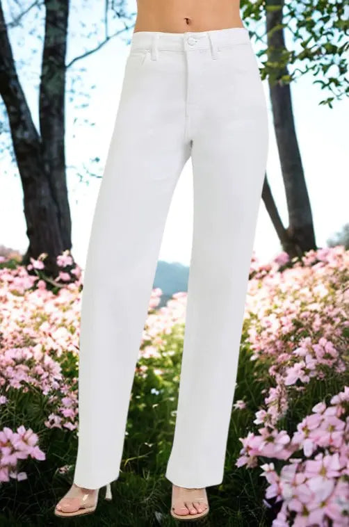 RISEN Full Size High Rise Wide Baggy Pants  Style Ratio