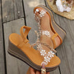 Butterfly Embellished Wedge Sandals  Style Ratio