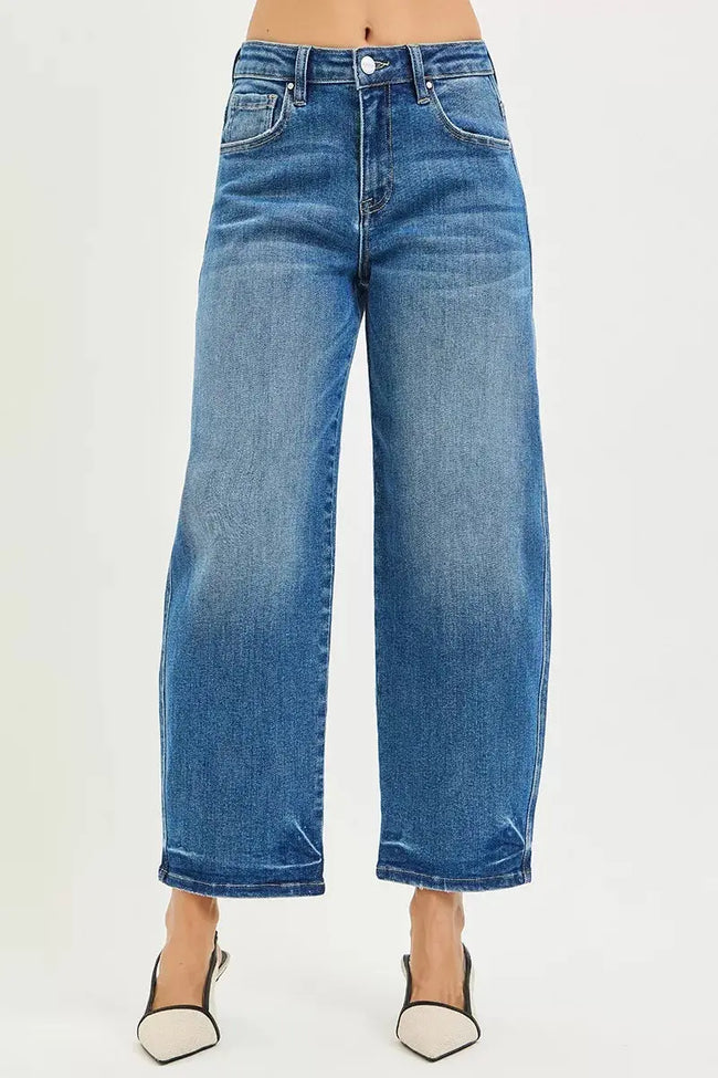 RISEN Slouchy Cropped Barrel Jeans  Style Ratio