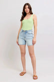 Judy Blue 2 Button Denim Shorts with Pockets  Style Ratio