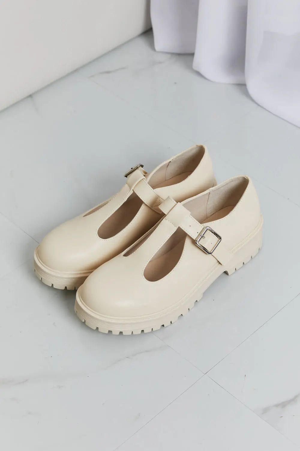 Forever Link Faux Leather Platform Mary Janes  Style Ratio
