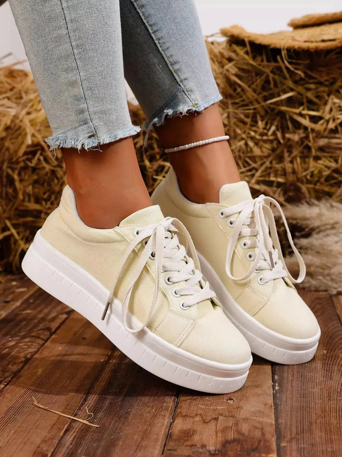 Lace Up Platform Sneakers  Style Ratio