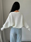 Cropped Knit Open Front Cardigan  Style Ratio