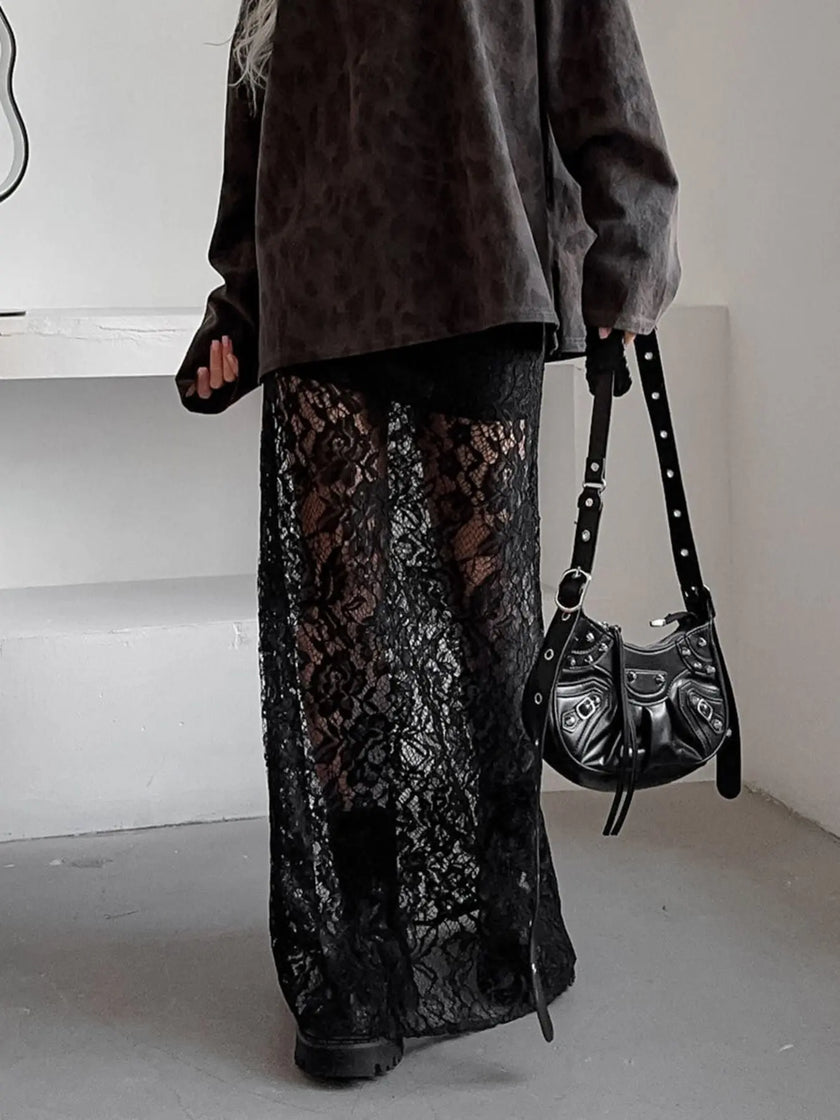 Lace Maxi Skirt  Style Ratio