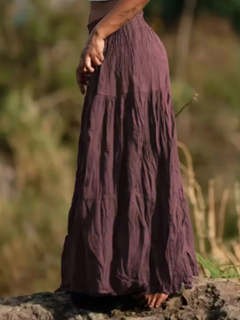 Tiered Maxi Skirt  Style Ratio