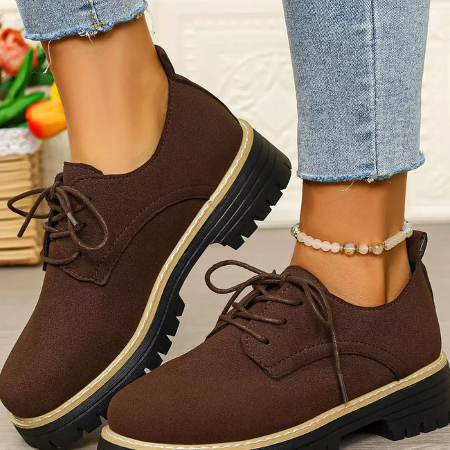 Lace-Up Platform Loafers  Style Ratio