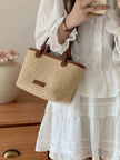 Straw Woven Crossbody Bag  Style Ratio