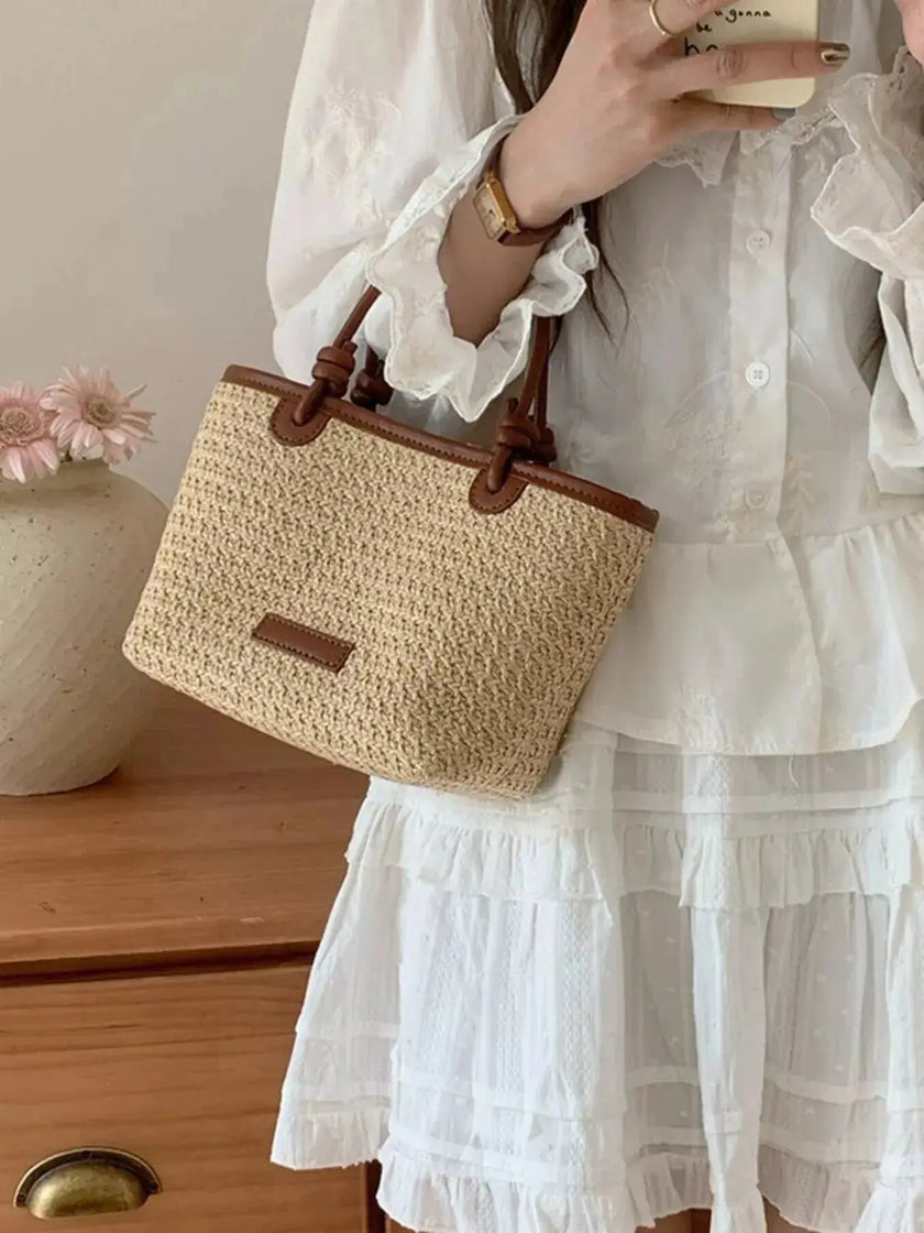 Straw Woven Crossbody Bag  Style Ratio