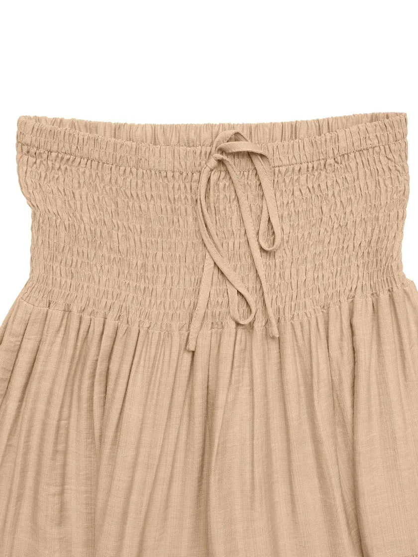 Smocked Tiered Skirt  Style Ratio