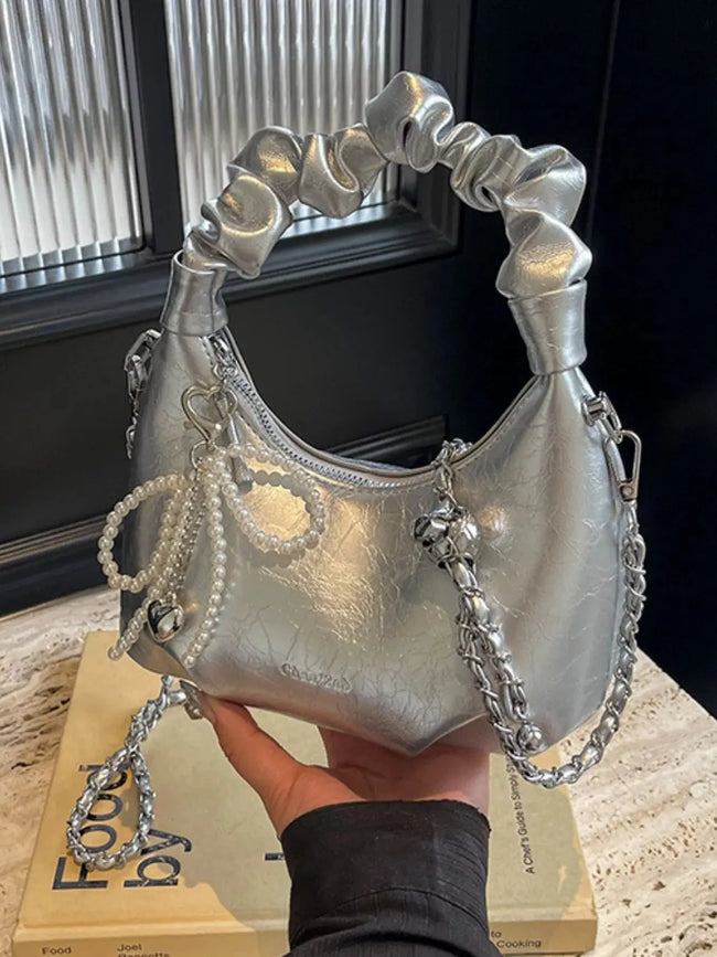 Ruched Handle Crossbody Bag  Style Ratio