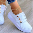 Round Toe Platform Sneakers  Style Ratio