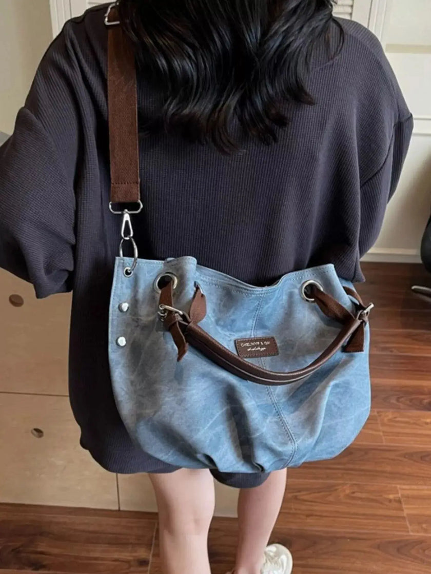 Vintage Adjustable Strap Crossbody Bag  Style Ratio