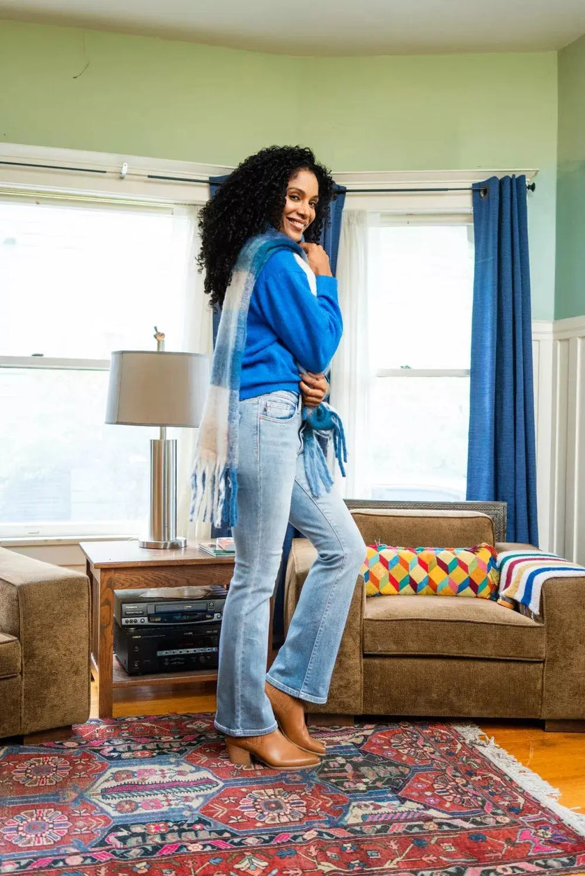 Judy Blue Mid Rise Thermal Bootcut Jeans  Style Ratio