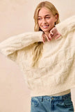 BiBi Checker Board Drop Shoulder Sweater  Style Ratio