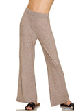 Zenana Soft Elastic Waisted Flare Pants  Style Ratio