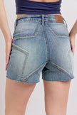 Judy Blue High Waist Star Seam Detail Denim Shorts  Style Ratio