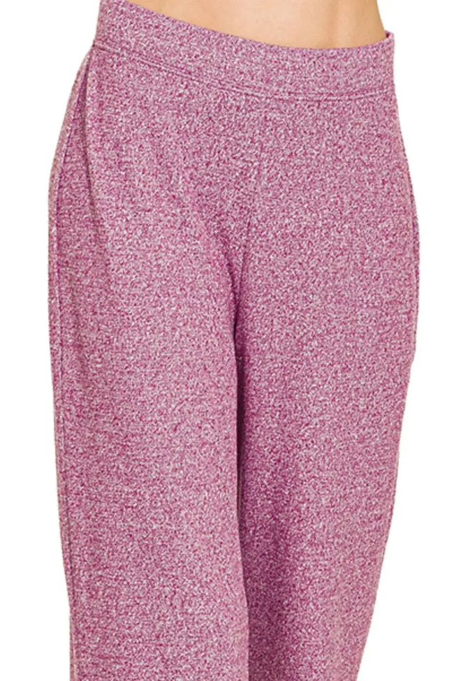 Zenana Soft Elastic Waisted Flare Pants  Style Ratio