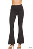 Zenana Brushed Dty Microfiber Flare Pants  Style Ratio