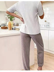 Heart Ribbed Knit Top and Pants Lounge Set  Style Ratio
