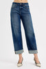 RISEN Slouchy Crop Barrel Cuffed Jeans  Style Ratio