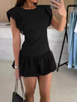 Ruffle Hem Mini Dress  Style Ratio