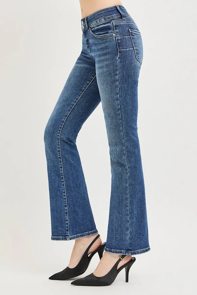 RISEN Tummy Control Low Rise Bootcut Jeans  Style Ratio